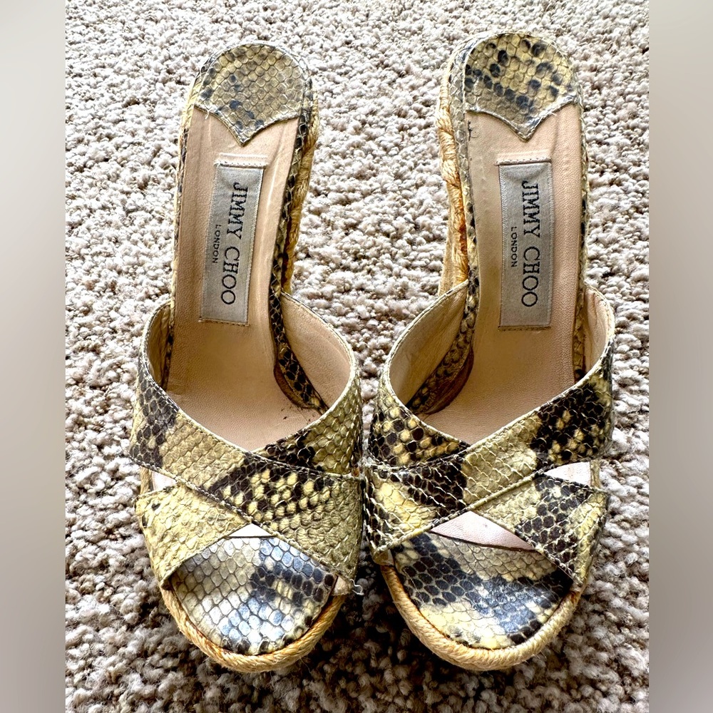 Jimmy Choo Wedges size 37 Python